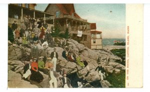 ME - Capitol Island. On the Rocks ca 1905