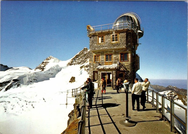 2~4X6 Postcards Valais, Switzerland  SPHINX ASTRONOMICAL OBSERVATORY Views