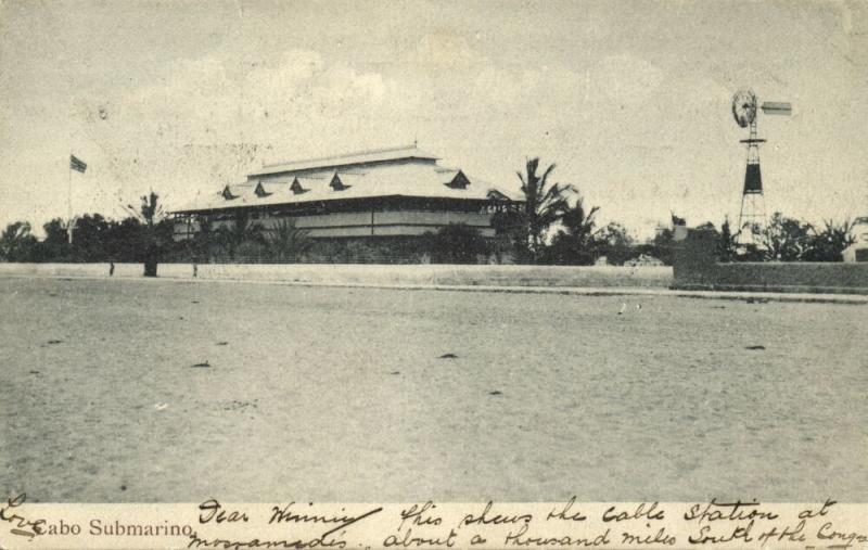 angola, NAMIBE, Cabo Submarino, Mossamedes Cable Station (1908) Postcard