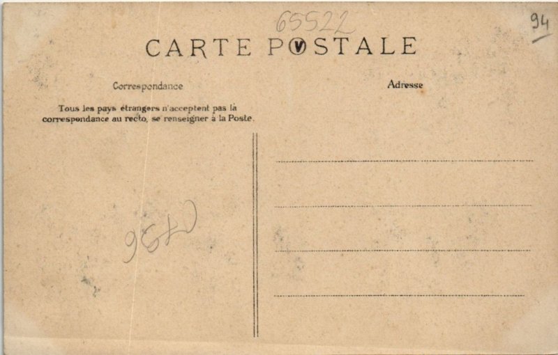 CPA VILLEJUIF Point terminus du Tramway (65522)