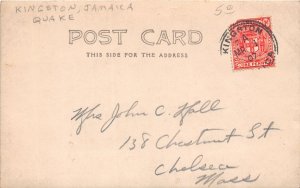 J37/ Kingston Jamaica Foreign RPPC Postcard c1910 Colonial Bank Disaster 94