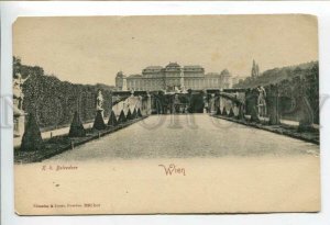 3158539 WIEN Austria VIENNA K.K.Belvedere Garden Vintage PC