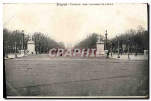 Postcard Old Paris Champs Elysees