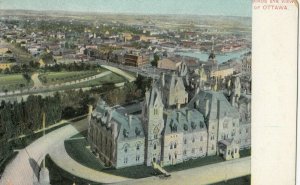 OTTAWA, Ontario, Canada, 1900-1910s; Bird's eye