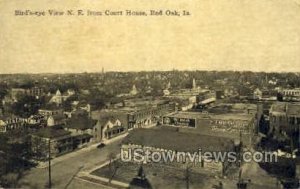 N.E. from Court House - Red Oak, Iowa IA  
