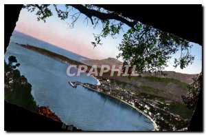 Old Postcard The French Riviera Menton and Cap Martin View from the Italian B...