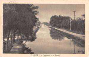 BF8325 agen le pont canal sur la garonne france      France