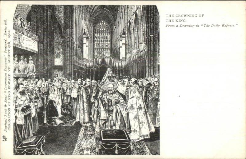 Coronation King Edward VII 1902 TUCK Series #678 Postcard #2 