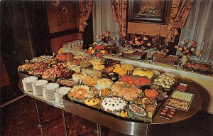 Norselander Restaurant 635 Lexington Avenue, Famous Smorgasbord Table - Clift...