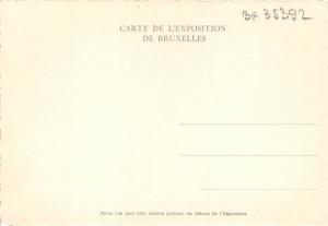 BF35392 pavillon du congo belgium exposition bruxelles belgium  front/back scan