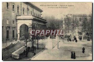 Postcard Aix en Provence Old Courthouse and Place des Precheurs