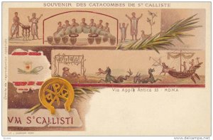 AS: R. Cavi, Souvenir Des Catacombes De St. Calliste, Via Appia Antica 33, Ro...