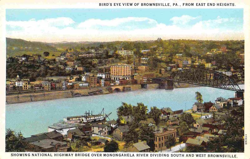Panorama Brownsville Pennsylvania 1903spostcard
