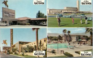 postcard Hacienda Motels - NV CA - Fresno, Las Vegas, Bakersfield, Indio