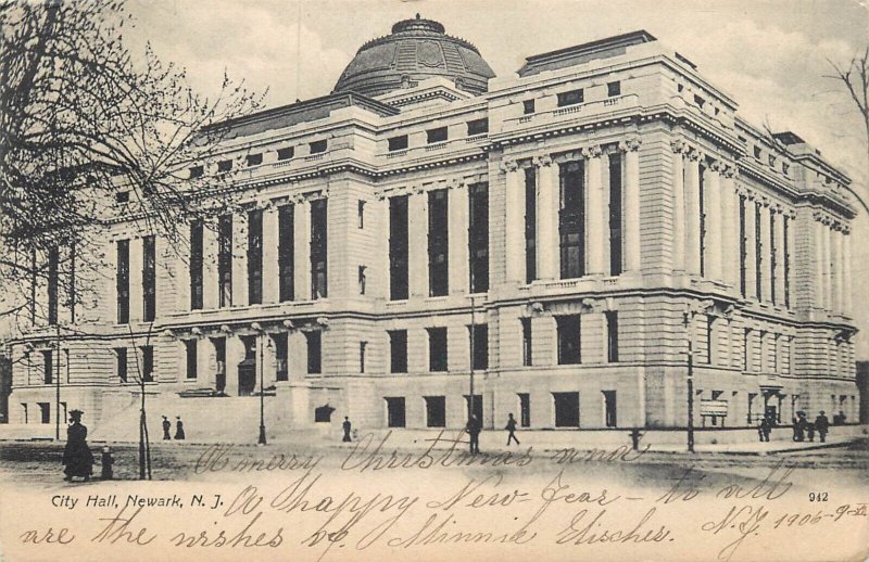 United States Newark New Jersey City Hall 1906