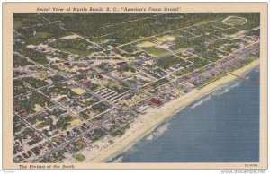 America's Finest Strand, The Riviera of the South, Aerial View of Myrlte Be...