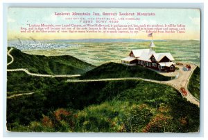 1912 Lookout Mountain Inn Los Angeles California CA Advertising Cancel Postcard