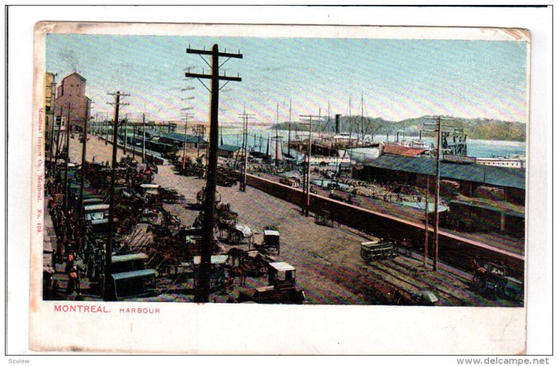 MONTREAL, Quebec, Canada, PU-1906; Harbour