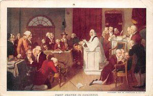 First Prayer In Congress History Writing On Back 