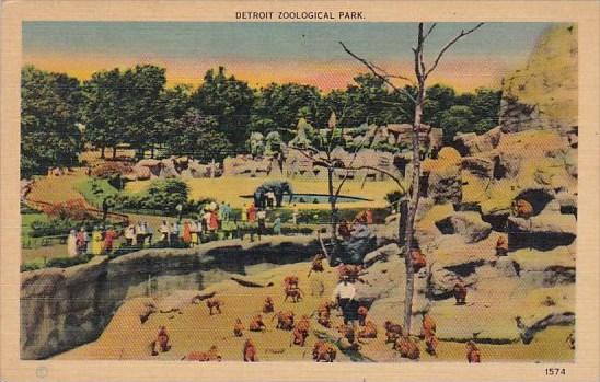 Detroit Zoological Park Detroit Michigan 1947