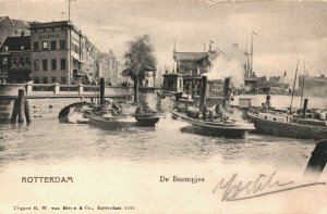 Netherlands Rotterdam De Boompjes Vintage Postcard 03.75