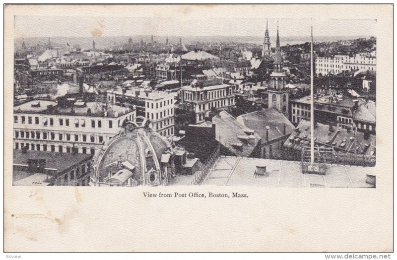 View From Post Office, BOSTON, Massachusetts, 1900-1910s