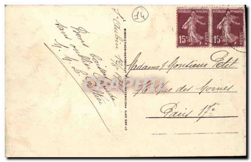 Saint Aubin Old Postcard Cliffs