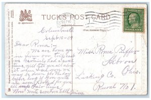 1910 Little Boy Don't Let Anybody Sucking Milk Dwig Tuck's Columbus OH Postcard
