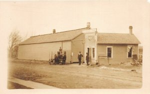 H90/ Interesting RPPC Postcard c1910 Coal Sales Occupational Store Men 188