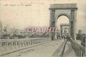 Postcard Old Avignon The Suspension Bridge