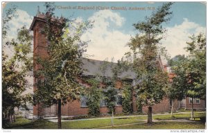 AMHERST, Nova Scotia, Canada, PU-1916; Church Of England (Christ Church)