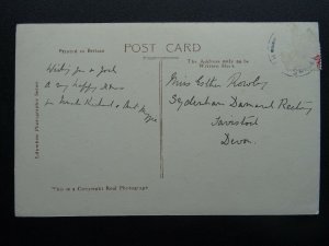 Portrait SMOOTH FOX TERRIER Dog Breed & PUPS c1914 RP Postcard by Lilywhite Ltd