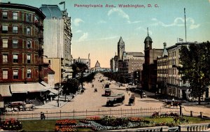 Washington D C Trolleys On Pennsylvania Avenue