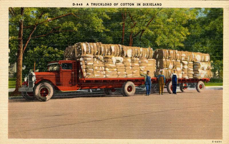 USA - A Truckload of Cotton in Dixie