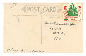 Greeting - Christmas. Santa Claus, Red Suit ca 1916