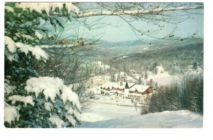 Manoir Saint Castin. Lac Beauport Lake, Quebec in Winter