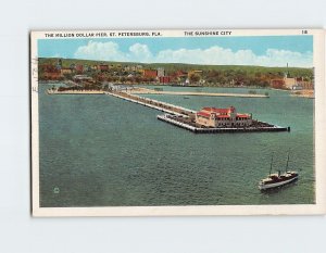 Postcard The Million Dollar Pier The Sunshine City St. Petersburg Florida USA