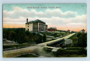 Circa 1910 State Normal School, Duluth, Minnesota German Vintage Postcard P23