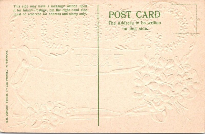 Milton Junction, WI Wisconsin  VIOLET GREETINGS  Rock County  ca1910's Postcard