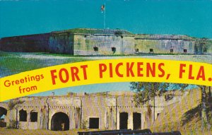 Florida Pensacola Greetings From Fort Pickens