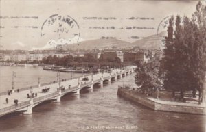 Switzerland Geneve et le Mont-Blanc 1927