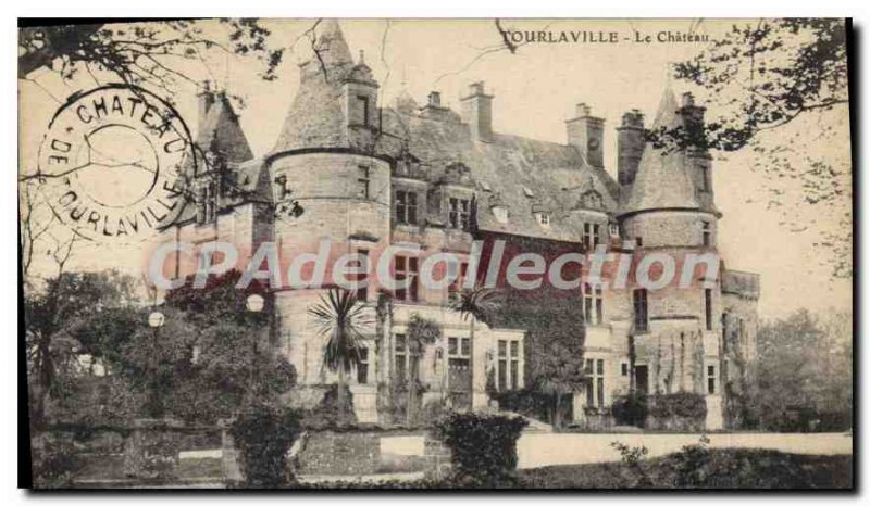 Old Postcard Tourlaville Chateau