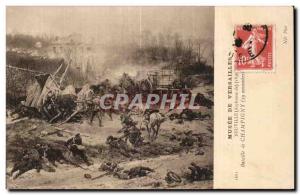 Old Postcard Museum of Versailles Neuville Battle of Villiers Army