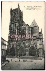 Old Postcard Meaux La Cathedrale