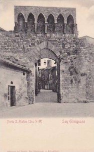 Italy Siena San Gimignano Porta San Matteo