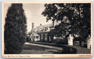 Postcard - North Front, Gunston Hall - Lorton, Virginia