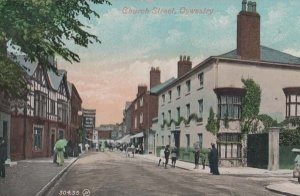 Style Value Variety Sign Church Street Oswestry Shropshire Antique Postcard