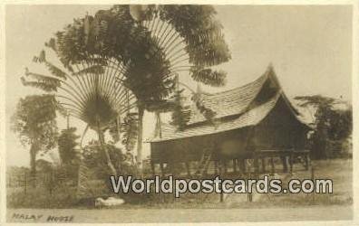 Real Photo Malay House Malaysia Unused 