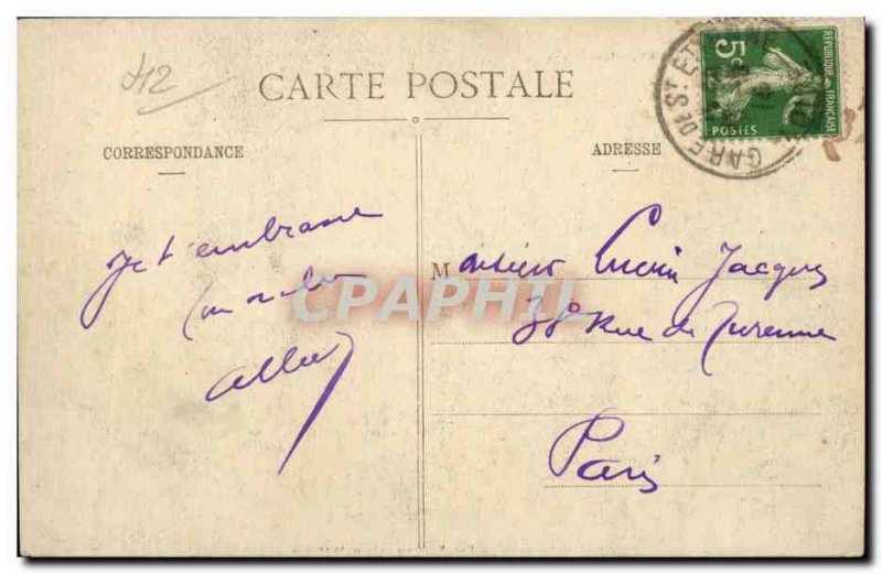 Saint Etienne - Hotel de Ville - Old Postcard