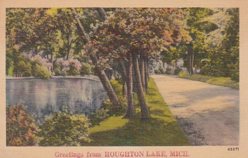 Michigan Greetings From Houghton Lake